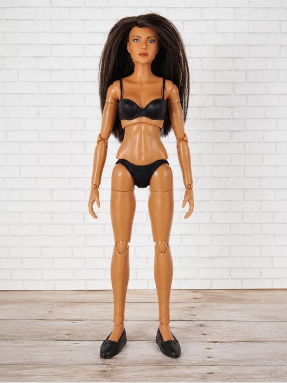 Blue Box Takara Toys Cy Girls 12” Articulated Action Figure Brown Hair Customize